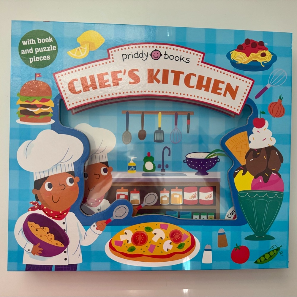 Chef's Kitchen Puzzle Book - Colorful
